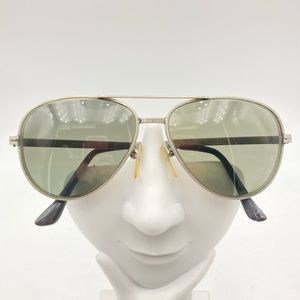 Vintage Zimco Gray Aviator Sunglasses Frames